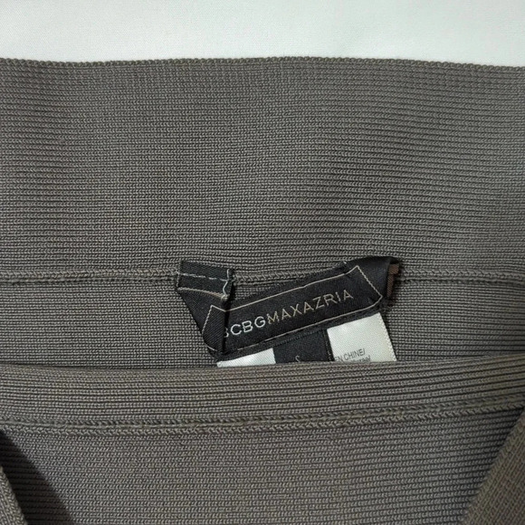 BCBGMAXAZRIA Leger Knit Bandage Pencil Skirt, Color Dark Fatigue Size XXS - Picture 10 of 12